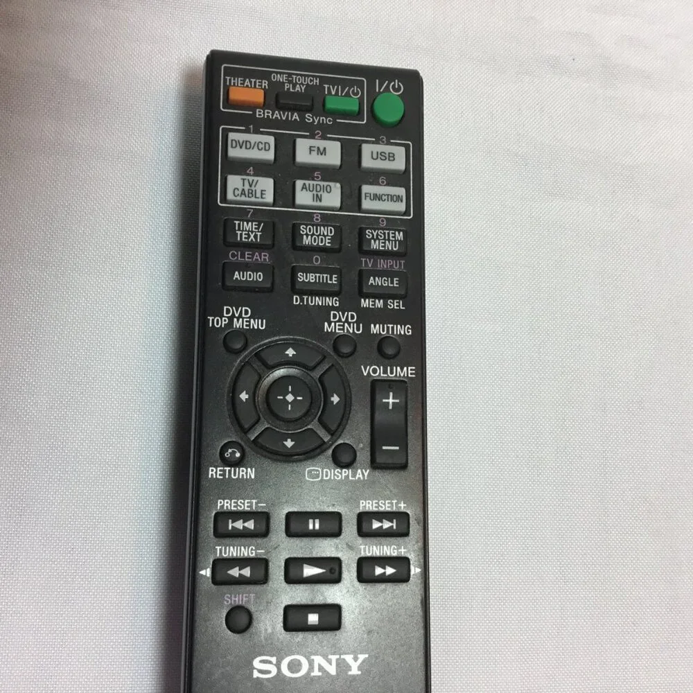 SONY RM-ADU078 REMOTE CONTROL DAV-DZ170 DAV-DZ171 DAV-DZ175 HBD-DZ170 See Video!